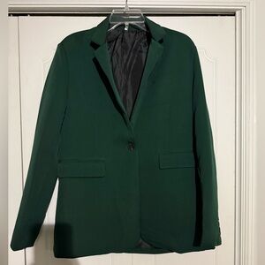 Women Dark Green Blazer Size L
